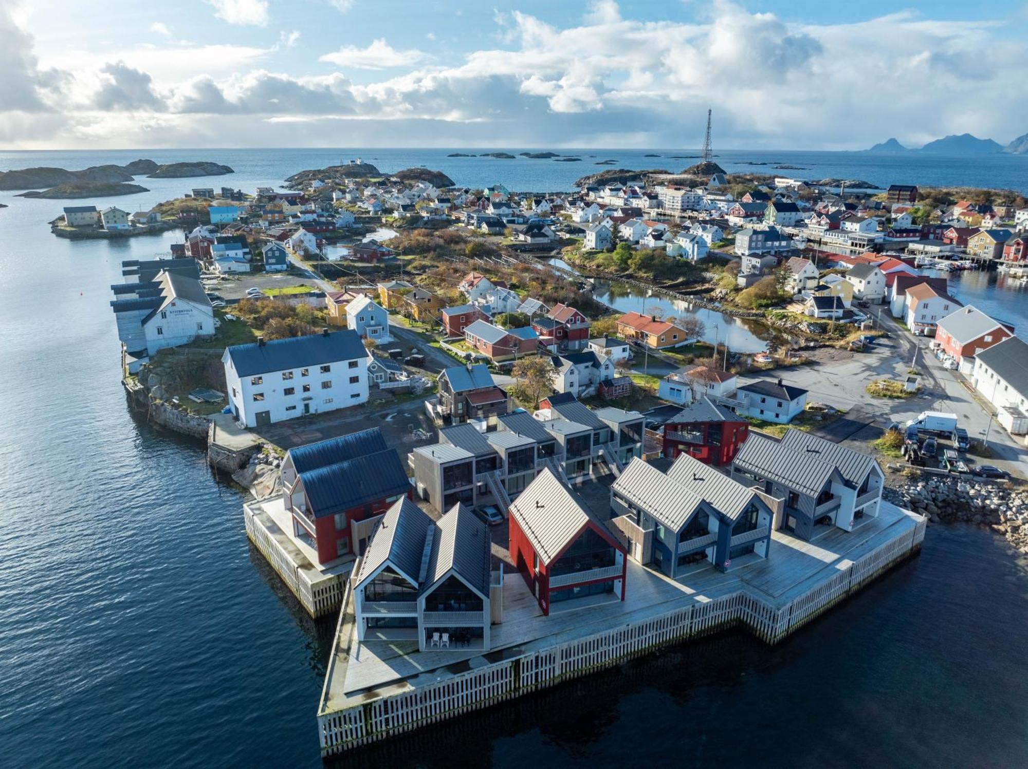 New And Modern Apartment In Henningsvær Buitenkant foto